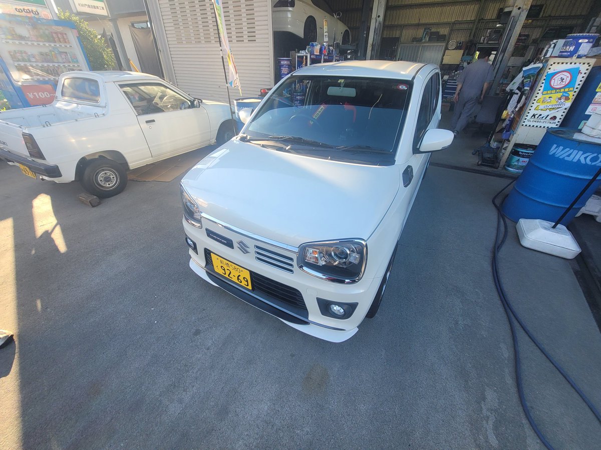 軽く仕様変更と雹害治って帰ってきました！また遊びに行けるね！