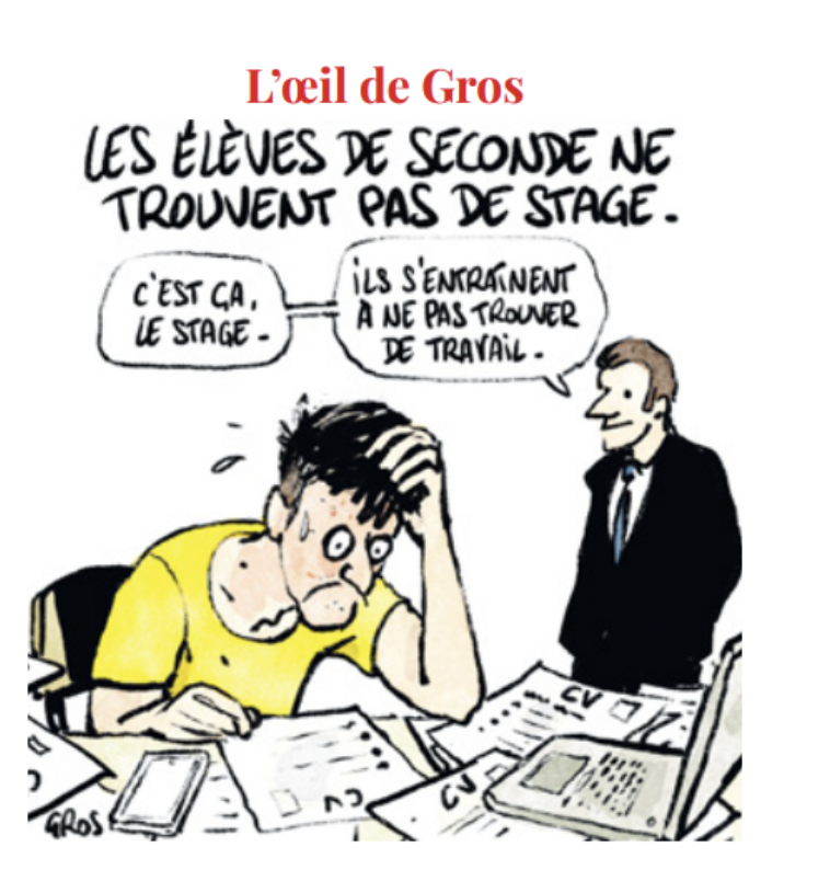 Dessin de Pascal Gros dans l'Humanité