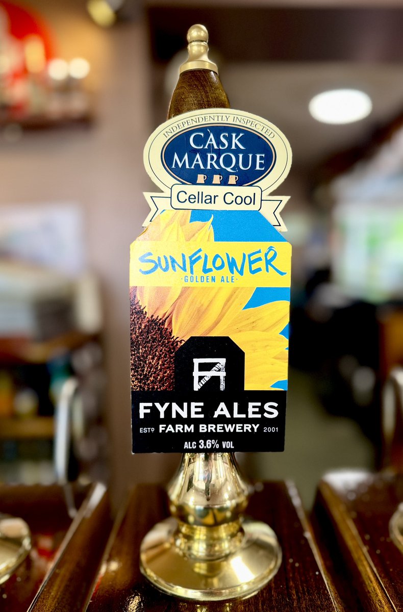 New guest beer on the bar @TheMasonsArmsHQ tonight from @FyneAles #headington #oxford #caskbeer #craftbeer