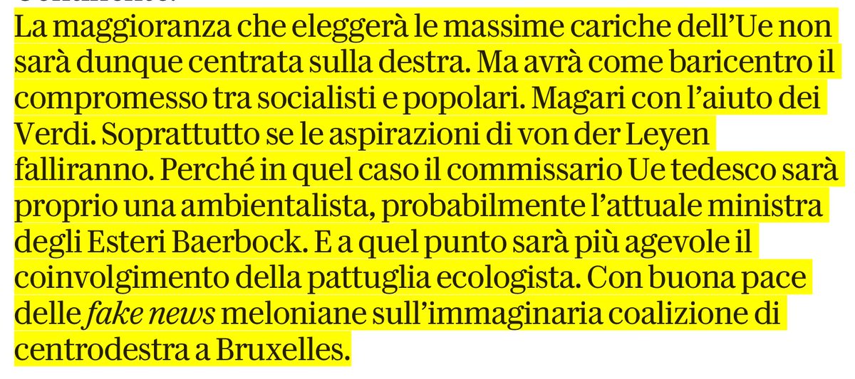 Il risultato delle elezioni sono un dettaglio insignificante. Dentro #leuropa i giochi sono gia fatti per Repubblica. 🙄