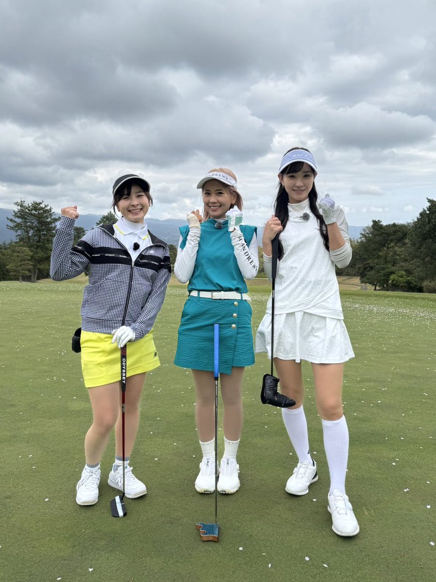 本日よる9時はGo!Go!ゴルフ女子⛳️💖 なみきちゃんを迎えての最終回