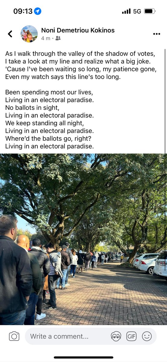 NoniDemetriou's tweet photo. #SAElections2024
#SAVotes
#VoteSA#ElectionDaySA
#SADemocracy
#YourVoteMatters
#SAElectionUpdates
#SAElection2024
#VotingInSA
#SAElectionNews https://t.co/69ogUbyIAk