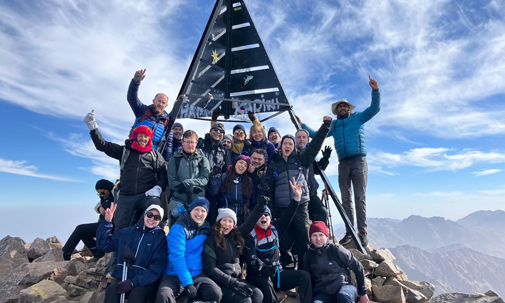A team of @EntainGroup #colleagues championed #MentalHealthAwarenessWeek in an exciting way - by climbing #MountToubkal, North Africa’s highest peak & raising an impressive £30,680 for charity 🏔️ 👉🏿 bit.ly/3Kc5mow 

#PrimeEmployerforWomen #Entain #adventure #mentalhealth