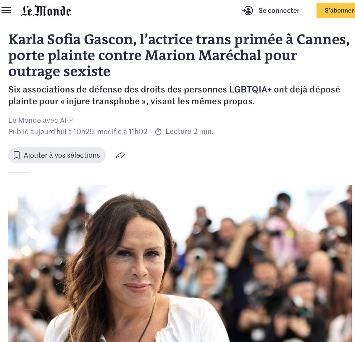 Quelle réaction de bonne femme ! (Je dis ça pour éviter 'l'outrage sexiste')