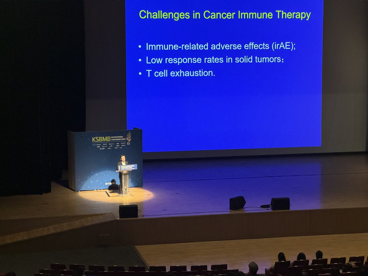 KSBMB_KSBMB's tweet photo. Plenary Lecture- Chen Dong
#KSBMB #Chen Dong https://t.co/1qYGAGIqsj
