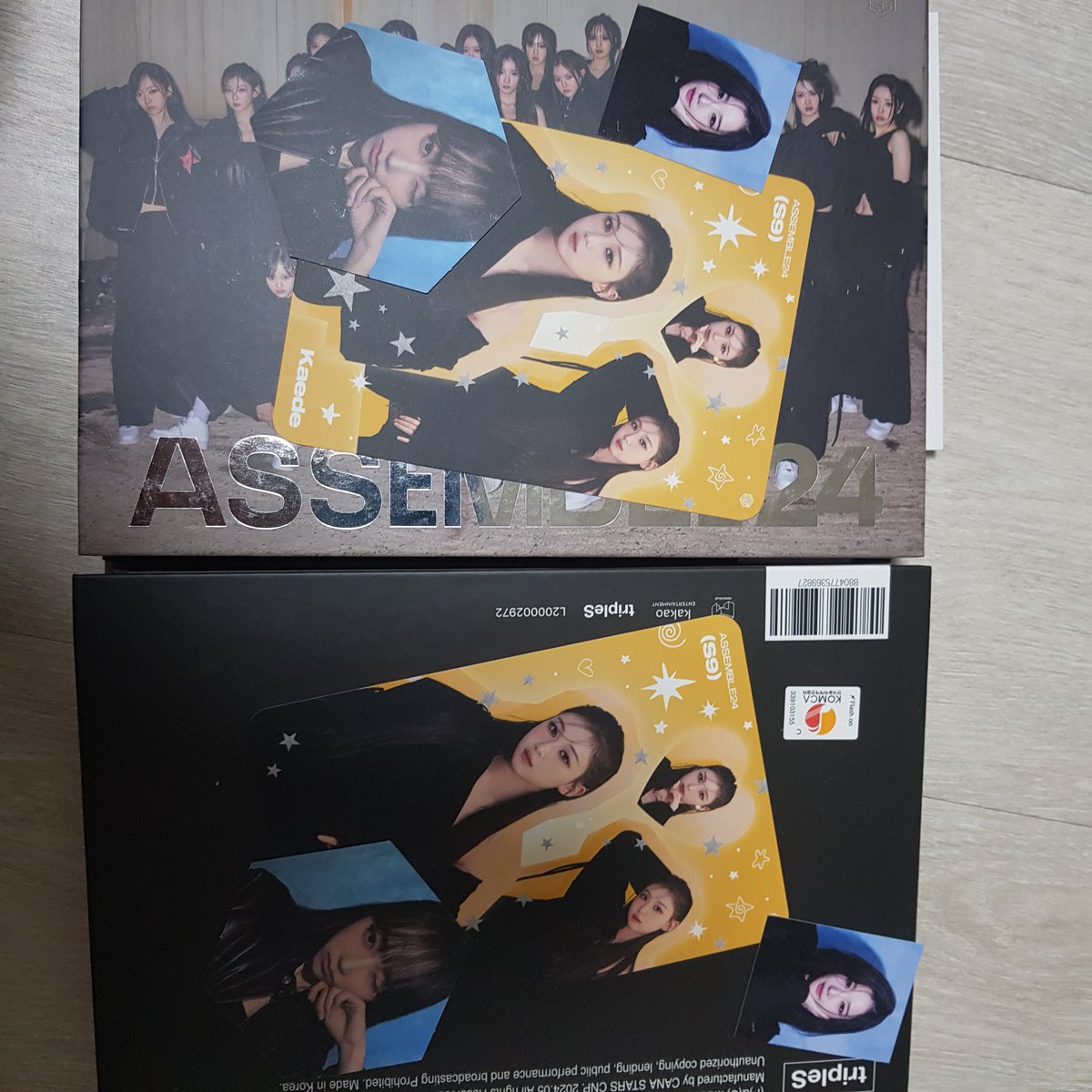 mmt에서 앨범 랜덤 두장을 시켰는데 abc 3버전중에 똑같은 버전이 오고 그 같은 버전 안에 있는 오브젝트 제외 랜덤 구성품이 똑같음 너네 트리플에스잖아 확률상으로 이게 말이 돼..?