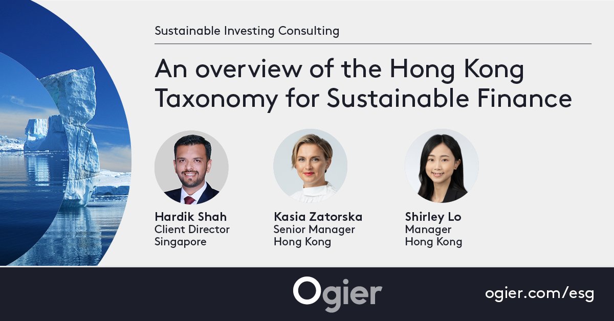 The Hong Kong Taxonomy for Sustainable Finance is a green classification framework to enable informed decision making on green and sustainable finance in the local market. Our Sustainable Investment Consulting team explains more: loom.ly/izMVKpY

#Sustainablefinance