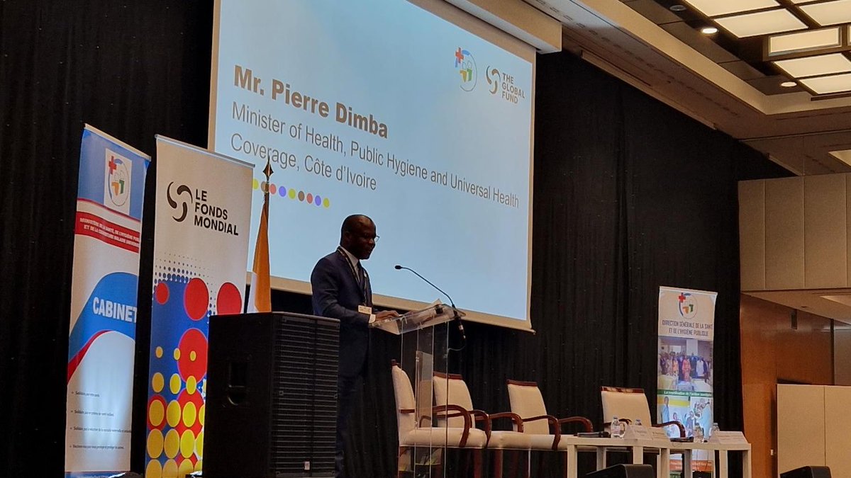 En marge de la #WHA77, le ministre @Pierre_DIMBA du @Santeci a ouvert l’évènement « Innovations dans la couverture sanitaire universelle et mobilisation des ressources : réussites et perspectives africaines » par une vibrante allocution.