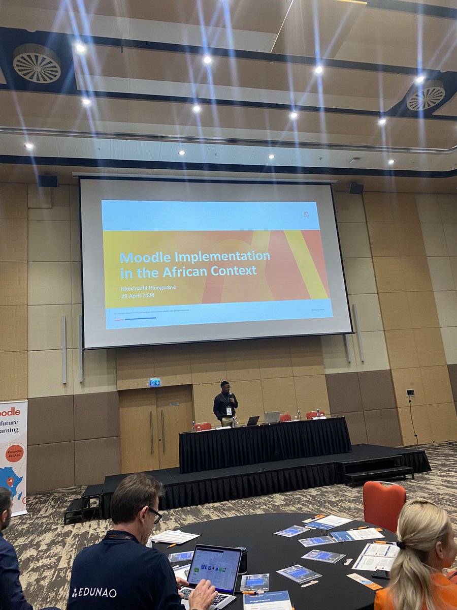 Jasmin Hodge (@jmdh22) on Twitter photo Nkosinathi <a href="/AdaptEducation/">Adapt IT Education</a> up next sharing some of their success stories #moodle 🧡 <a href="/eLAconference/">eLearning Africa</a> #ela24 #elearnafrica24 Nkosinathi <a href="/AdaptEducation/">Adapt IT Education</a> up next sharing some of their success stories #moodle 🧡 <a href="/eLAconference/">eLearning Africa</a> #ela24 #elearnafrica24