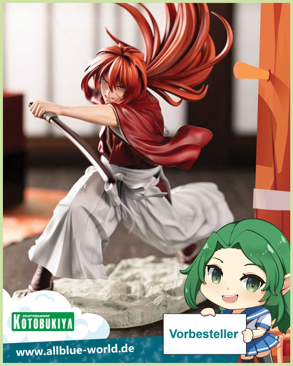 allblue_world's tweet photo. 🌸 Neu in der Vorbestellung: #Kenshin #Himura Statue von #Kotobukiya 🌸
Für alle Fans des Anime-Urgesteins #RurouniKenshin gibt es jetzt die wunderschöne Kenshin Himura Statue in der ArtFX J-Serie von Kotobukiya.
https://t.co/7VU5dEq2aU https://t.co/S2bPNnELq7