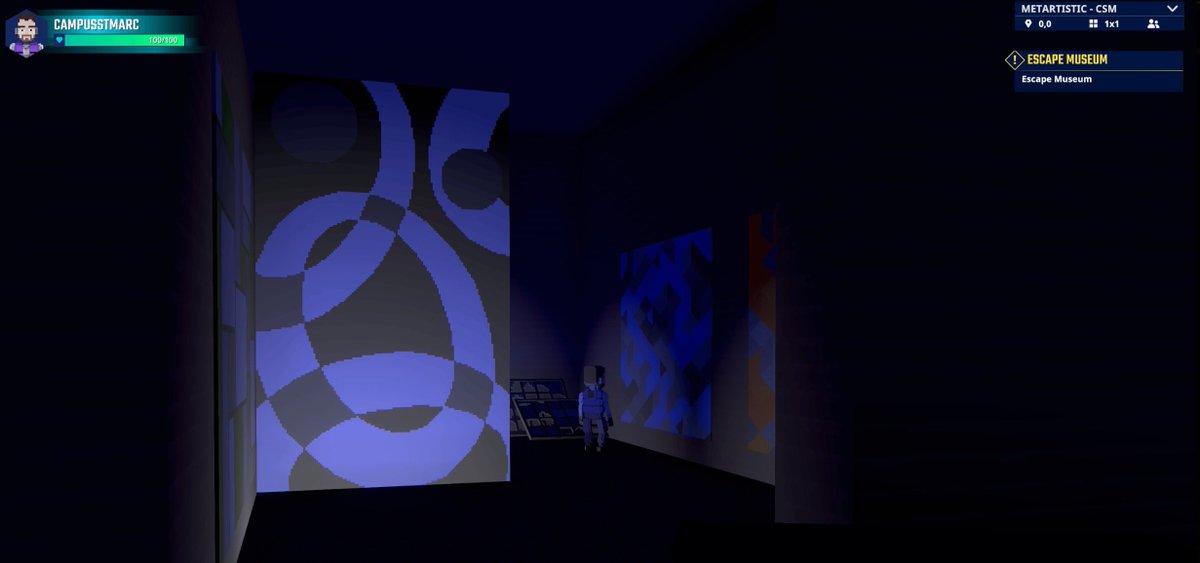 Met_Artistic's tweet photo. 🖼️🔑 Enjoy a unique artistic experience with our game at  the museum of fine arts of Rouen ! 
Explore the museum's masterpieces in a fun and interactive way. 

Play it now! https://t.co/EoQy9HOobB

#Sandfame #sandbox #metaverse https://t.co/6n2WurHVcM