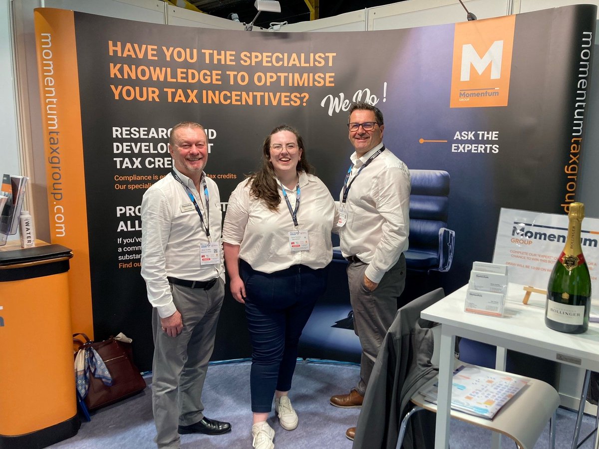 Momentum_RandD's tweet photo. Day 2 has commenced at the Manufacturing and Supply Expo in RDS, Dublin!

Simon, Michael and Claire are at our stand G04! Be sure to stop by!

#ManufacturingExpoIRE https://t.co/ZJhVxZjLn3