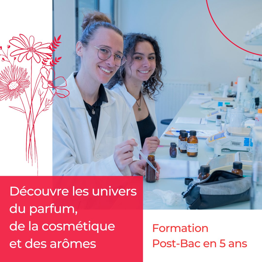 🌸 Passionné(e) par les parfums, cosmétiques ou arômes ? 🌟 Il reste des places pour notre formation post-bac de 5 ans. Devenez un pro du secteur ! Inscriptions jusqu'au 21 juin 📅

👉 isipca.fr/fr/formations/…

#ISIPCA #FormationPostBac