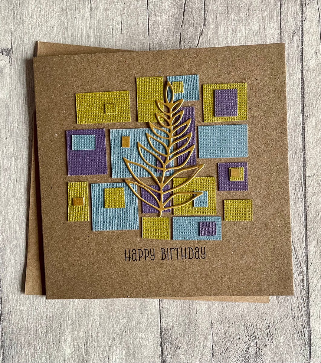 I love these colours together 💙💜💚 New #handmade birthday card for anyone. susanzcards.etsy.com/listing/173767… #MHHSBD #shopindie #supportsmallbusiness #craftbizparty #birthdaycards #elevenseshour