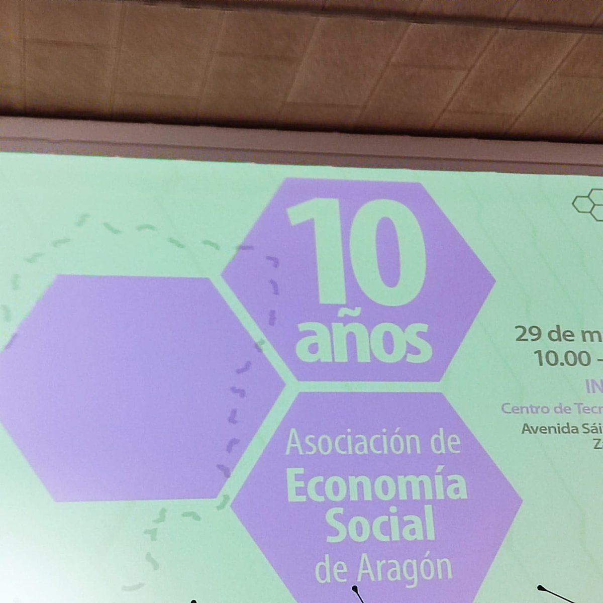 Celebramos el 10° aniversario de @CEPES_Aragon. Un orgullo remar juntas con toda la #EconomíaSocial para construir un mundo más justo. 'Porque otra forma de hacer economía es posible' y necesaria....