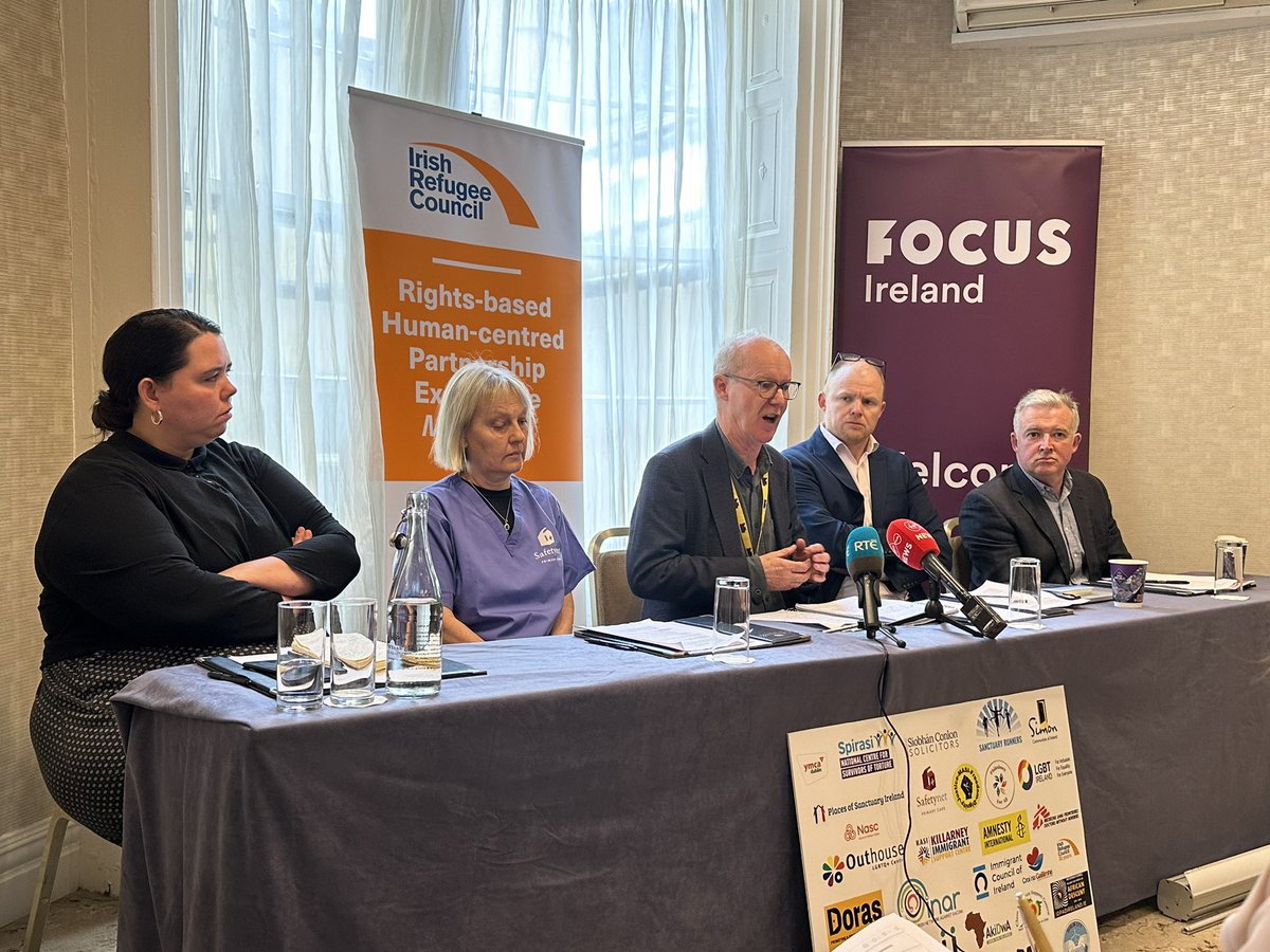 We’re issuing a joint statement on homeless international protection applicants endorsed by 35 organisations at a press conference happening now. More to follow #EndHomelessnessNow