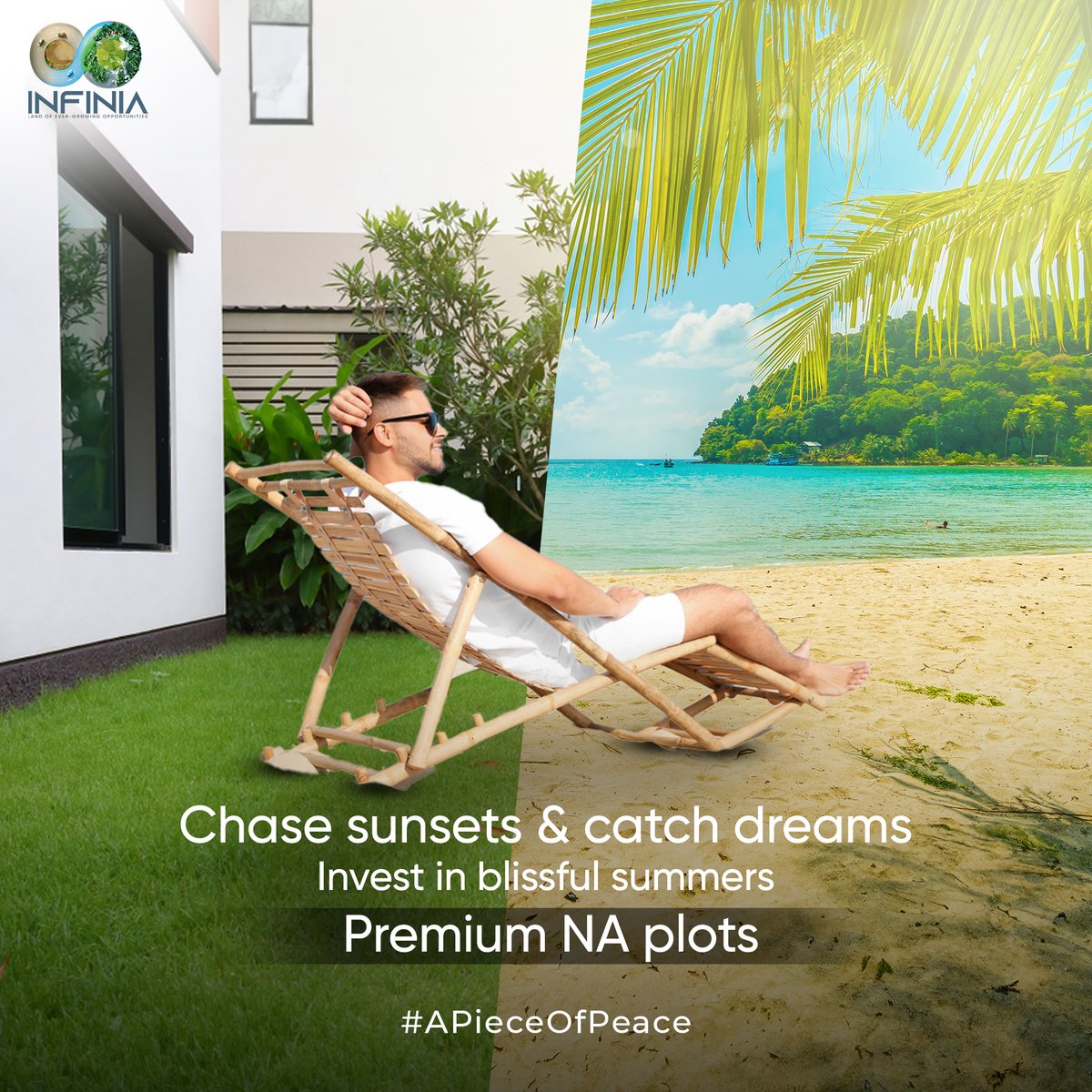 From sunrise to sunset, make every moment count in your own summer paradise. Visit Infinia by ULS today!
.
.
#Infinia #UrbanLandSolutions #InfiniteSolutions #APieceOfPeace #Peace #InfiniteGrowth #Land #RealProperty #LandProperty #LandInvestment #InvestInLand #Plot #NAPlot