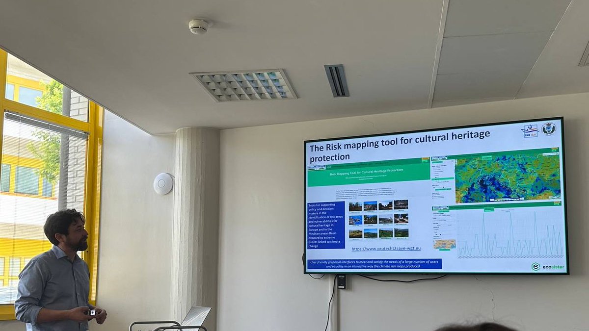 CNR ISAC (@cnrisac) on Twitter photo Inizia il seminario "Protezione del patrimonio culturale dagli impatti di eventi climatici estremi: uno strumento per la valutazione e la gestione del rischio" di Alessandro Sardella del <a href="/CnrIsac/">CNR ISAC</a> 
<a href="/StrenchEurope/">STRENCH Project - Interreg CENTRAL EUROPE</a> <a href="/ht2save/">ProteCHt2save</a> @InterregCE <a href="/interregCE_IT/">Interreg CE Italy</a> Inizia il seminario "Protezione del patrimonio culturale dagli impatti di eventi climatici estremi: uno strumento per la valutazione e la gestione del rischio" di Alessandro Sardella del <a href="/CnrIsac/">CNR ISAC</a> 
<a href="/StrenchEurope/">STRENCH Project - Interreg CENTRAL EUROPE</a> <a href="/ht2save/">ProteCHt2save</a> @InterregCE <a href="/interregCE_IT/">Interreg CE Italy</a>