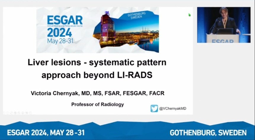 I listened presentation <a href="/VChernyakMD/">Victoria Chernyak, MD MS FSAR FESGAR FACR</a>.  Thanks!👏👏👏
It's very meaningful and great!!!

<a href="/EsgarSociety/">ESGAR</a> 
#ESGAR2024