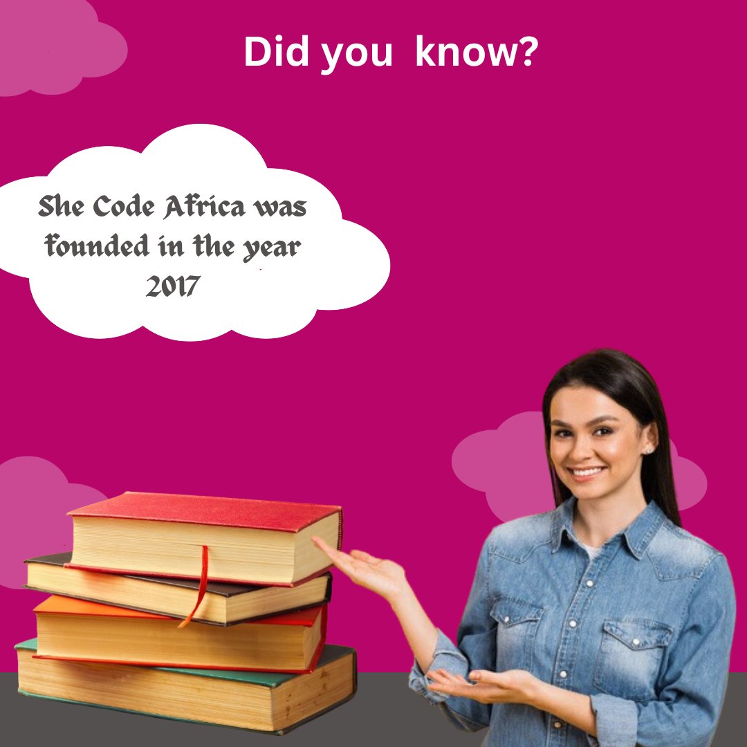 SCA_owerri's tweet photo. Did you know?

She Code Africa was founded in the year 2017.

#SCAOwerrichapter https://t.co/dJawueaGcB