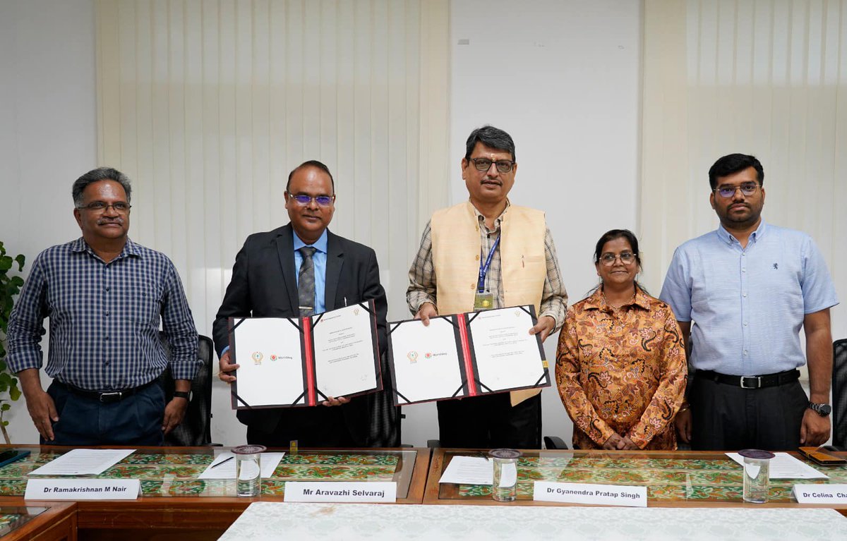 Good news for farmers! @INbpgr  has partnered with @ICRISAT Hyderabad and WorldVeg to promote collaborative research on vegetables and pulses in India.  @AgriGoI 

#farmers #vegetablefarming #pulses #NewsPotli