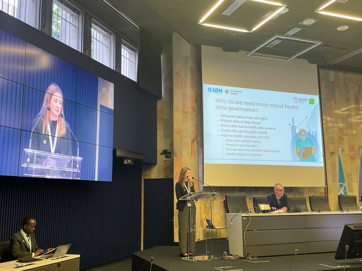 Transform Health (@trans4m_health) on Twitter photo (1/3) @trans4m_health's Executive Director, <a href="/mathildeforslun/">Mathilde Forslund</a>, participated in the #GIDH (Global Initiative on Digital Health) Multi-stakeholder Dialogue on National Digital Health Transformation, as part of the #WSIS+20 Forum in Geneva🌍💻. (1/3) @trans4m_health's Executive Director, <a href="/mathildeforslun/">Mathilde Forslund</a>, participated in the #GIDH (Global Initiative on Digital Health) Multi-stakeholder Dialogue on National Digital Health Transformation, as part of the #WSIS+20 Forum in Geneva🌍💻.