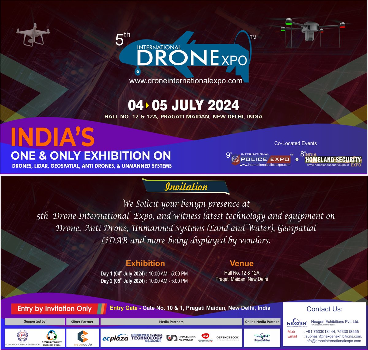 Join us at the #DroneInternationalExpo 2024 to explore the latest trends and innovations in the drone industry. Don't miss out on this opportunity to connect with industry experts and expand your network.  Register now

lnkd.in/gHDM2YTs

#drone #drones #uav  #droneexpo