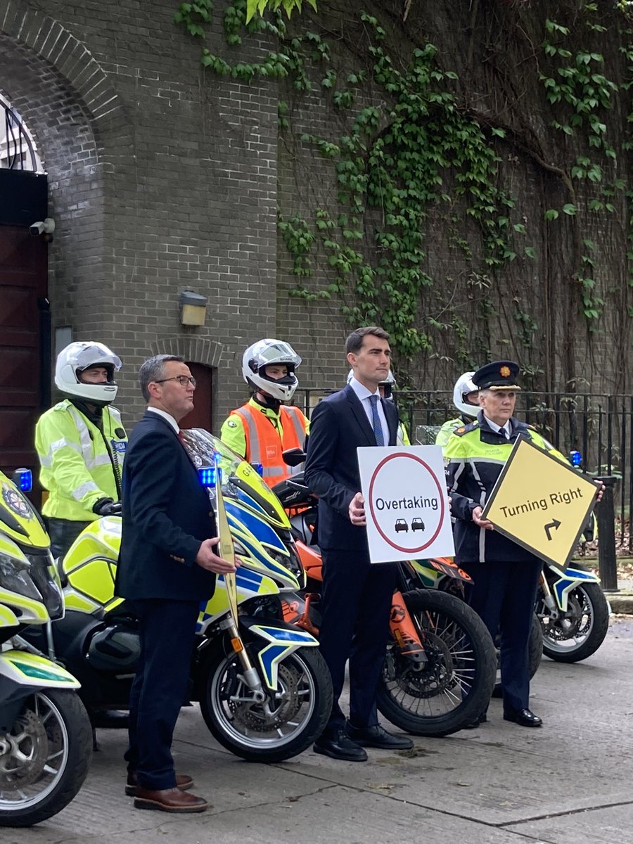 We’re launching our June Bank Holiday road safety appeal today with @GardaTraffic and Minster for State at @Dept_Transport, Jack Chambers TD @jackfchambers #VisionZero