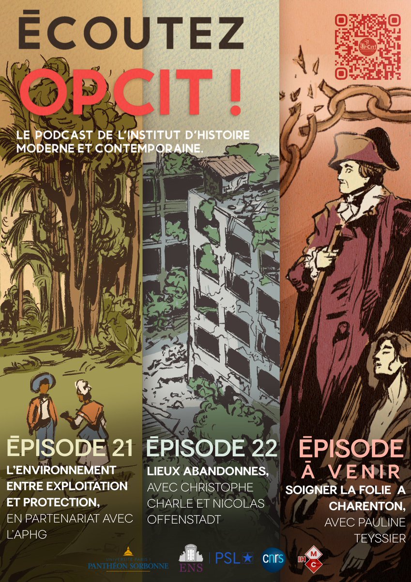 OpCit ! (@opcit_podcast) on Twitter photo 📻 (re)découvrez tous nos épisodes disponibles sur toutes les plateformes d'écoute (spotify, deezer, podcloud...) et sur le site de l'<a href="/IHMCUMR8066/">IHMC - UMR 8066</a> !
ihmc.ens.psl.eu/opcit-podcast-… 📻 (re)découvrez tous nos épisodes disponibles sur toutes les plateformes d'écoute (spotify, deezer, podcloud...) et sur le site de l'<a href="/IHMCUMR8066/">IHMC - UMR 8066</a> !
ihmc.ens.psl.eu/opcit-podcast-…