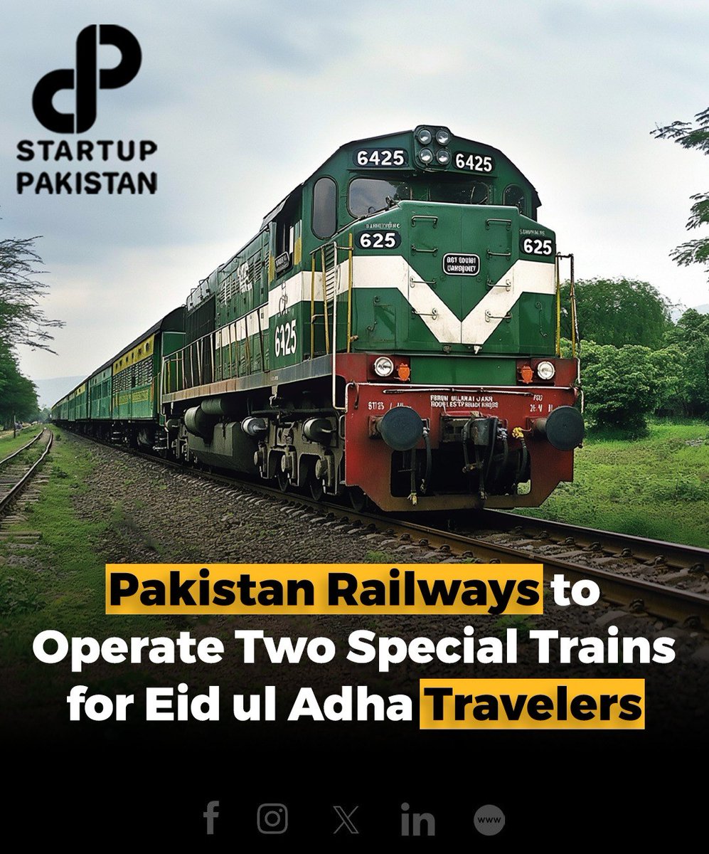 Pakistan Railways has announced plans to operate two special trains for Eid ul Adha travelers heading to their hometowns to mark the Festival of Sacrifice. 

#EidulAdha #Passenger #HolidayTravel #KarachiToLahore #KarachiToPeshawar
