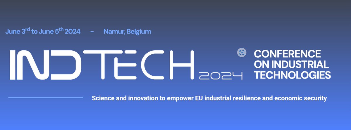 Join us at the INDTech Industrial Technology Conference in Belgium!
📅 Date: 3-5 June 2024 📍 Namur, Belgium
It focuses on key science and innovation issues to strengthen the EU's industrial resilience and economic security. Flex4Fact will be there with a booth!#Industry #EU