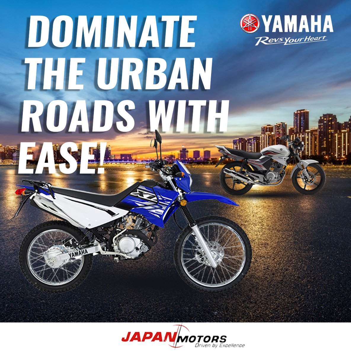 The Yamaha YBR 125E offers a perfect balance of agility and comfort for city commuters

Yamaha Ghana | REQUEST FOR QUOTATION (japanmotors.com)
📞Call our hotline: 0540106574

Yamaha Revs Your Heart.
#YamahaMotorcycle #OffRoadAdventure #RuggedRider #MotorcycleCulture