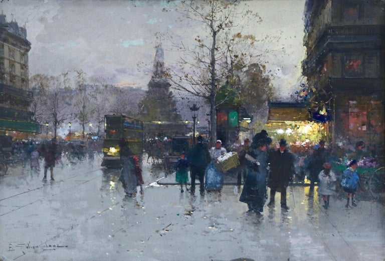 Place de la Bastille, by Eugène Galien-Laloue.