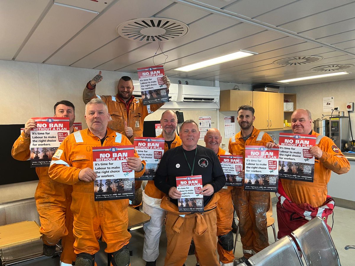 Thatcher's war on miners devastated communities. Today, North Sea workers face a similar threat. We won't let history repeat itself. #NoBanWithoutAPlan