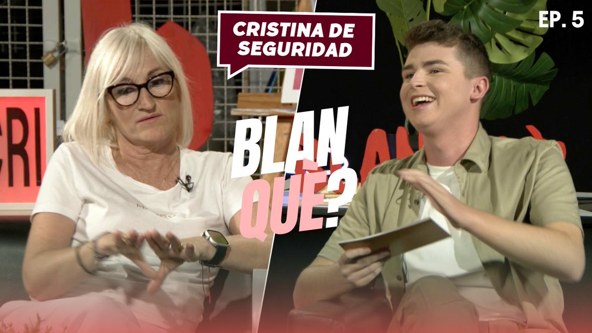 🤩 Per fi el tenim aquí: ja disponible el 5è Episodi de 'BlanQuè?' amb la Cristina de Seguretat! 💥 La Cris s'ha tret l'uniforme i ens ha regalat moments amb molta salsa que no us podeu perdre! 🔗 Podeu veure l'episodi aquí: youtu.be/HxRkI5wGPYc