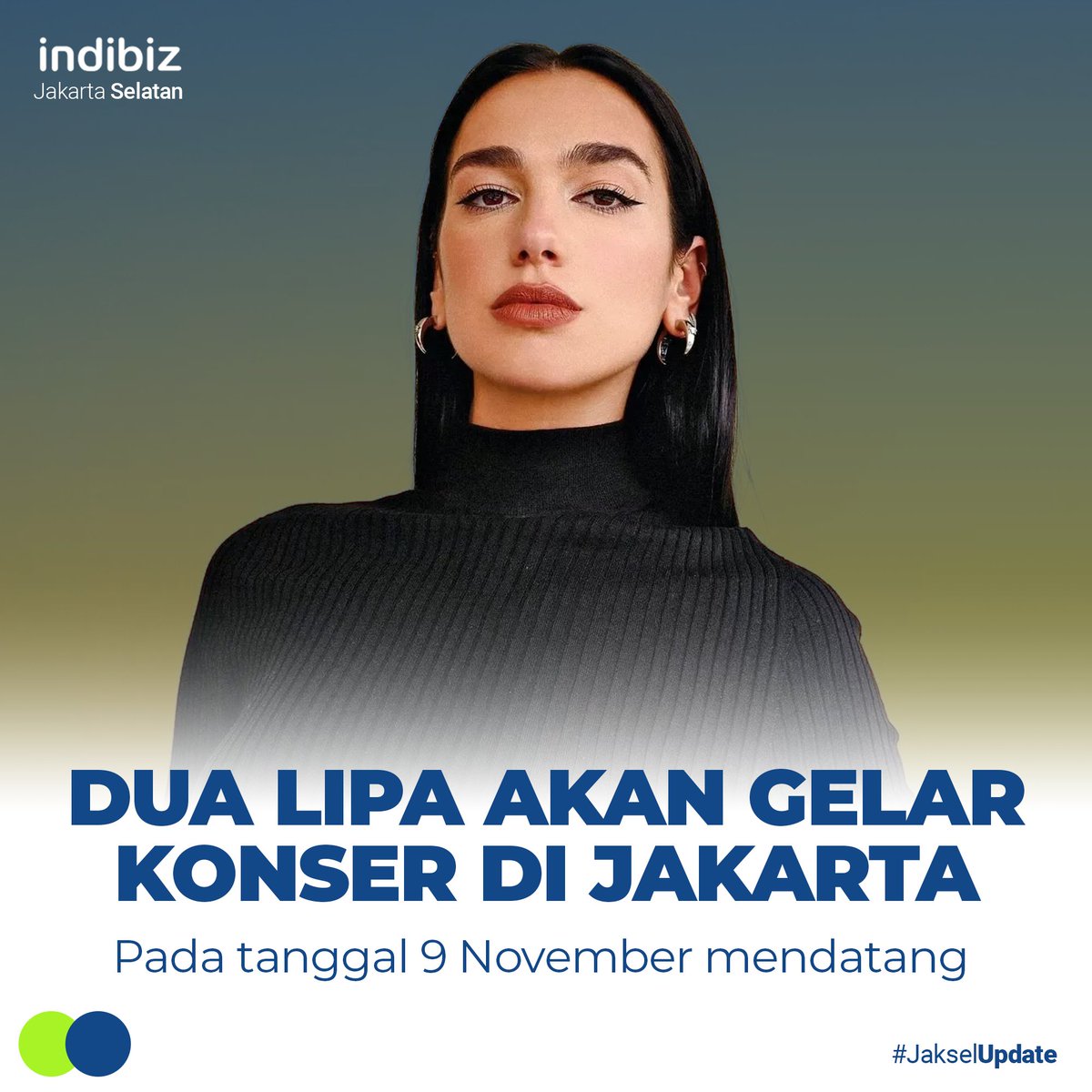 Akhirnya Dua Lipa akan kembali ke Jakarta pada 9 November 2024! Kabar ini disampaikan melalui akun instagram Dua Lipa dengan poster tur album terbarunya.

Jakarta akan menjadi negara kedua setalah singapura untuk tur Radical Optimism 🔥.

#Indibiz #Dualipa #DualipaAsiaTour