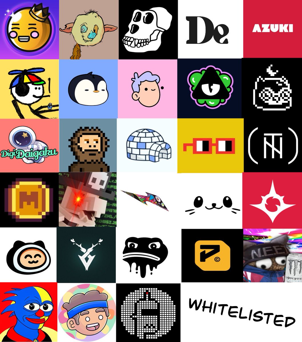 If you're hold any of these NFTs

You have WL for the biggest free mint on Magic Eden.