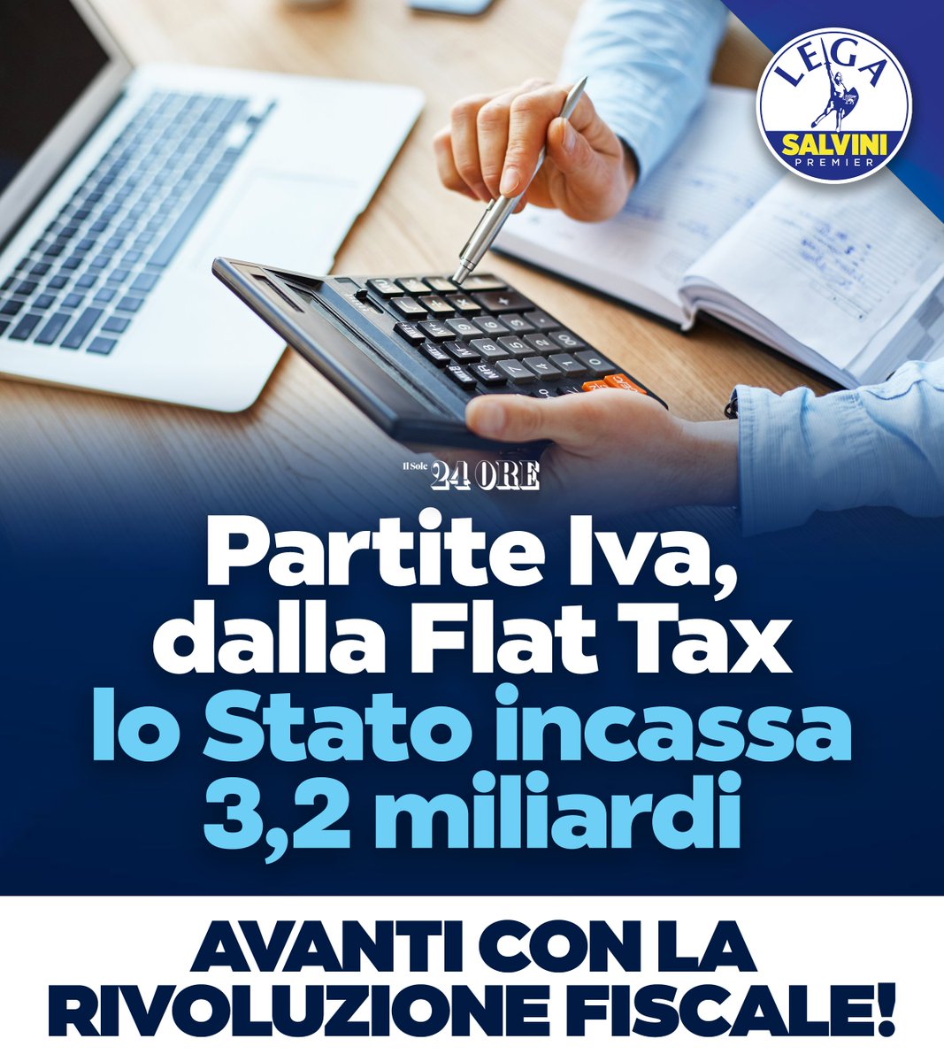 Più lavoro, più crescita, più entrate per lo Stato. Con l’estensione della Flat Tax, battaglia storica della Lega, aumenta la platea di autonomi e imprese nel regime fortettario, permettendo allo Stato di incassare di più. Non lo dico io, bensì il principale quotidiano economico