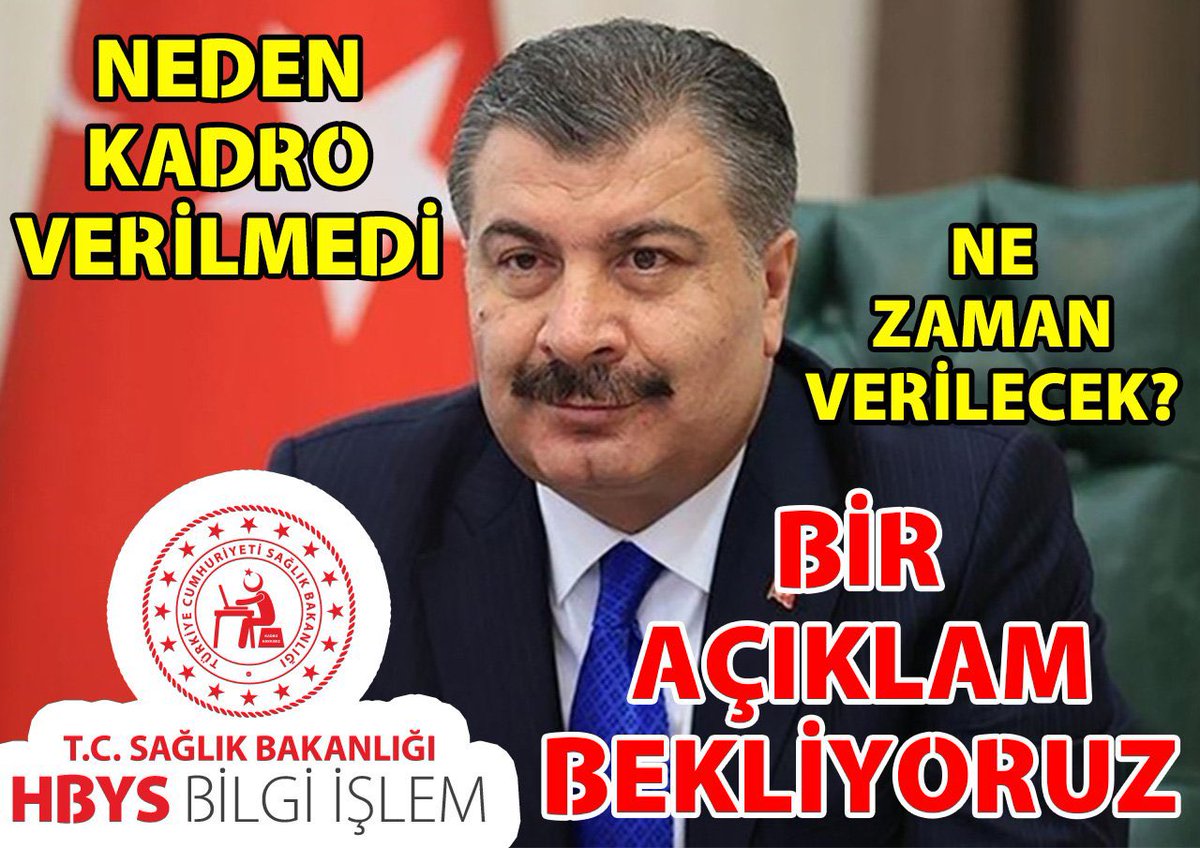 <a href="/drfahrettinkoca/">Dr. Fahrettin Koca</a> #𝐁𝐢𝐥𝐠𝐢𝐈̇𝐬̧𝐥𝐞𝐦
#SağlıkBilgiSistemleri
#TaşeronHBYS
#𝐇𝐀𝐒𝐓𝐀𝐍𝐄𝐁𝐈̇𝐋𝐆𝐈̇𝐘𝐎̈𝐍𝐄𝐓𝐈̇𝐌𝐒𝐈̇𝐒𝐓𝐄𝐌𝐈̇

👉Sn <a href="/drfahrettinkoca/">Dr. Fahrettin Koca</a> Bilgi işlem Hbys çalışanlarınız tek tek eriyor  tek tek işsiz kalıyor bu insanları bir kişi mağdur etti bir kişinin ağzına bakılarak