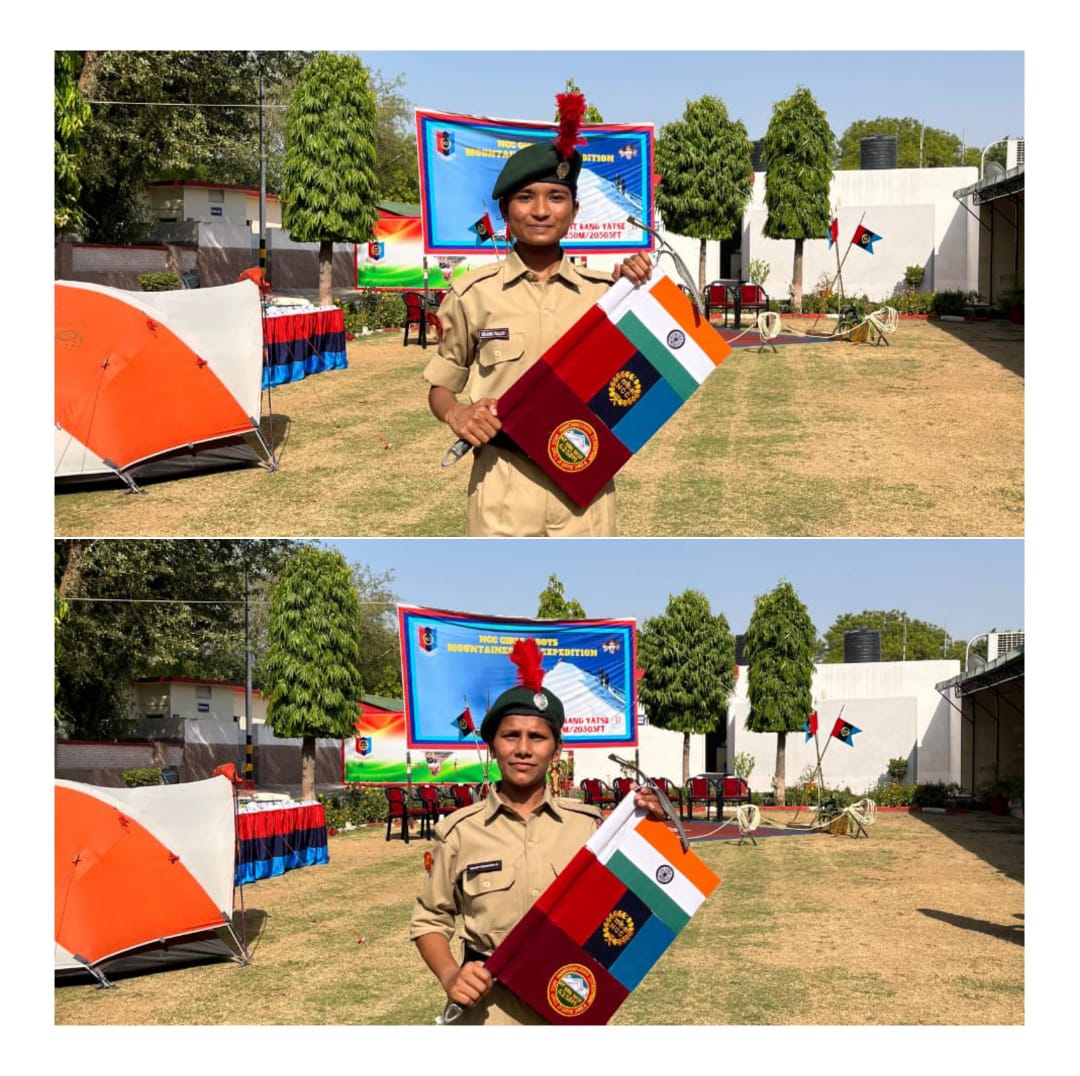 Cdt Priyanka and Cdt Pallavi of 6 Guj Girls Bn NCC, Surat, of Vadodara Gp has been selected to be part of Mountaineering Expedition to Mount Kang Yatse-II (6250m/20500ft). All the Best Priyanka and Pallavi @HQ_DG_NCC @SpokespersonMoD @prodefencechan1 @DefencePRO_Guj @CMOGuj