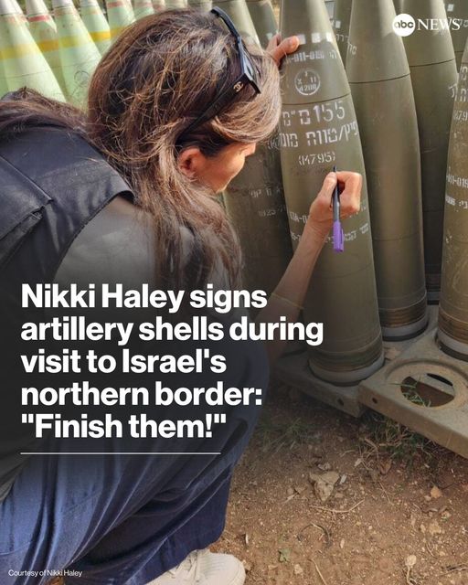 lotfiSaibi's tweet photo. Criticizing Israel for its crimes against humanity or calling it a genocidal politics is considered antisemetic in the US and can now land you in prison, but writing "Finish them" on bombs to be dropped on the children of Gaza, by an ex US presidential candidate, is acceptable. https://t.co/1yOceZlxwu