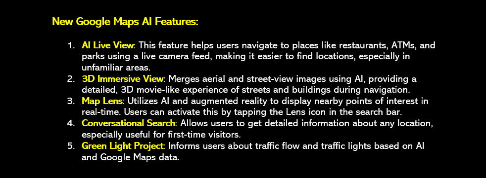 The latest #GoogleMaps update, packed with AI features, promises to enhance daily activities