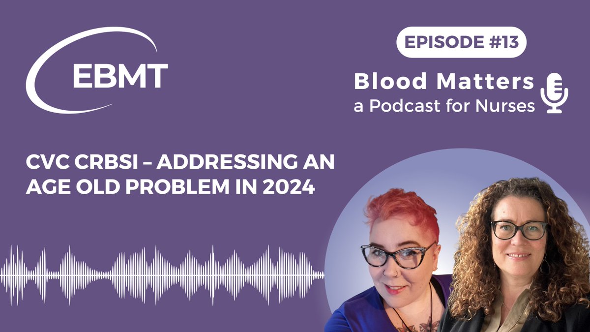 🆕🎉 A brand new #BloodMatters - a #Podcast for #Nurses episode is here! 🎙️ Tune in as @EmmaNurseTutor and @Hilda39113610 discuss Catheter-Related Bloodstream Infections with the guests. 👥 Watch you YouTube or listen on Spotify today ⬇️ youtube.com/watch?v=FgxA3d…