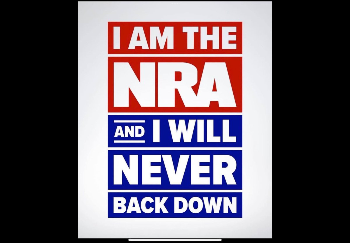 The 2nd Amendment will never back down!