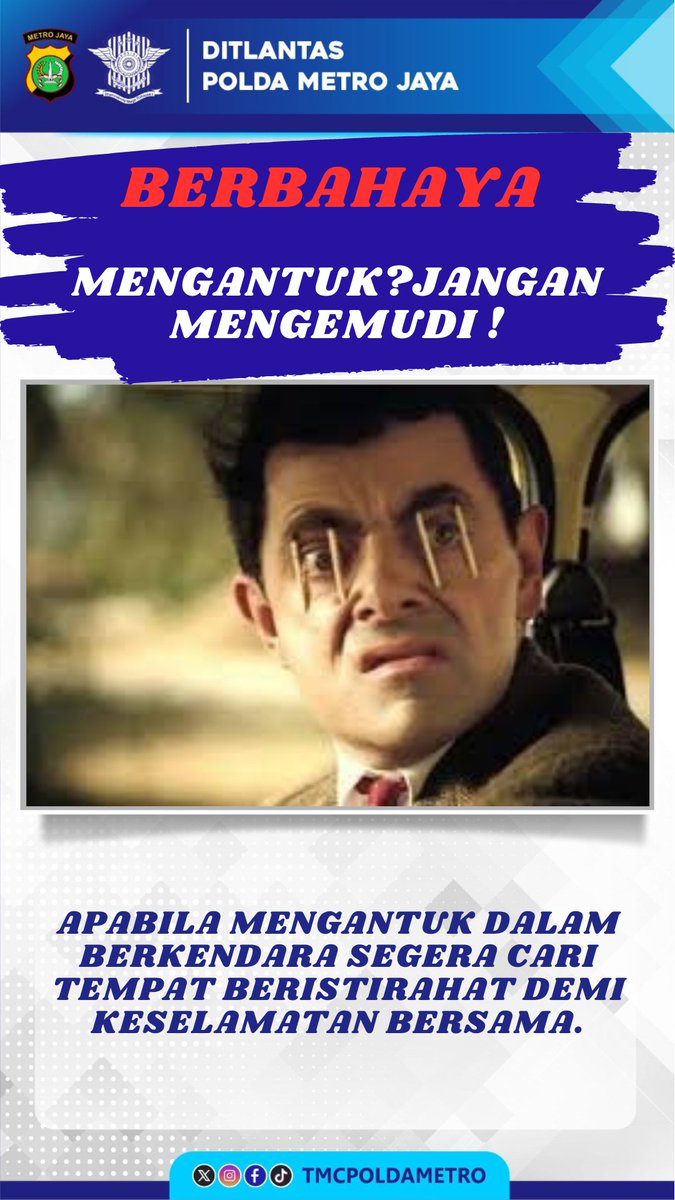 Mengantuk Jangan Mengemudi