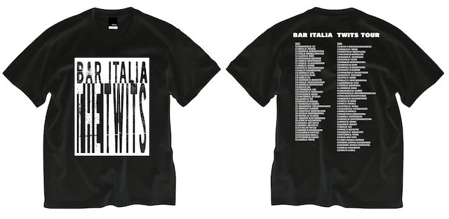 robigeor's tweet photo. 今夜はマストのbar italiaの日本初ライブ@WWWX
渋谷駅から猛ダッシュして開場直後の18時過ぎに滑り込み、整番50番をギリギリ生かして最前列右サイドを確保しました。
かいた大汗をビールで冷ましてます。
bar italiaの登場は8pm頃とのこと。
オープニングアクトからじっくりたっぷり楽しみます！

上げた画像は物販で売ってたツアーTシャツ。
まだありましたが、それには目もくれず最前列ゲットを優先しました✌️

@baritaliaa
#baritalia 
#wwwx