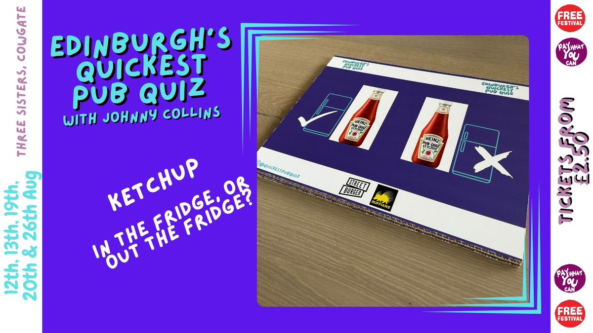 QuickestPubQuiz's tweet photo. This caused lots of debate at the Quickest Quiz last night.

In, or Out the fridge?

The quiz players at #GordonRamsayStreetBurger almost lost it! 🥊 💪🏽

#RealIssuesDebated #QuickestPubQuiz #Poll