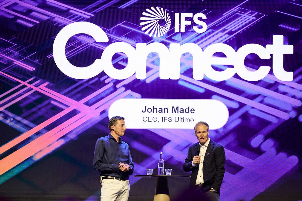 Exciting fireside chat ahead with <a href="/MarkWMoffat/">Mark Moffat</a> and <a href="/made_johan/">Johan Made</a> at #IFSConnect Benelux 🔥💜

Mark Moffat and Johan Made discussed their motivations, passion for technology, and vision for 2025, emphasizing evolution over revolution.