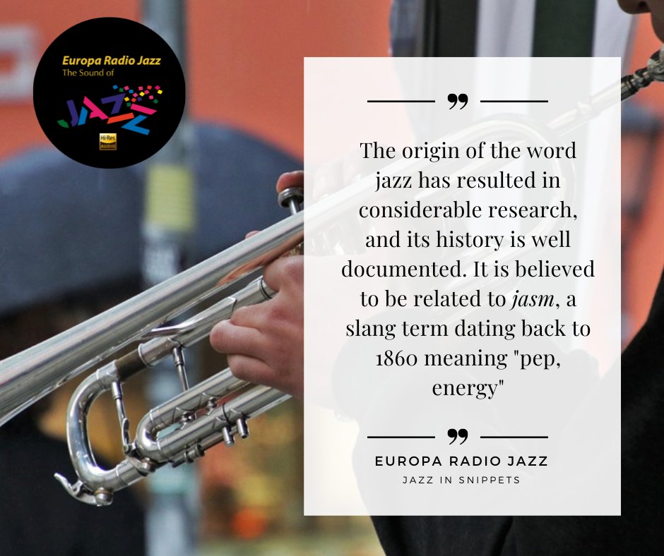 Every week on our Social Networks a brief history of Jazz with our 'Jazz in snippets'.
Here below is today's jazz snippet for you.

europaradiojazz.org (+iOS and Android Apps)
#jazz #jazzmusic #jazzlovers #jazzradio #europaradiojazz