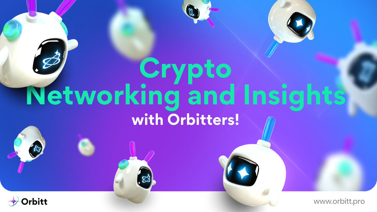 Expand your network and stay informed with the Orbitt Community. Connect with fellow #crypto enthusiasts, share ideas, and gain valuable insights to navigate the crypto markets successfully! 🌐 #OrbittSOL #SolanaCommunity #Crypto